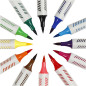 Creativ Company - Sketch Markers Color, 12pcs. 37382