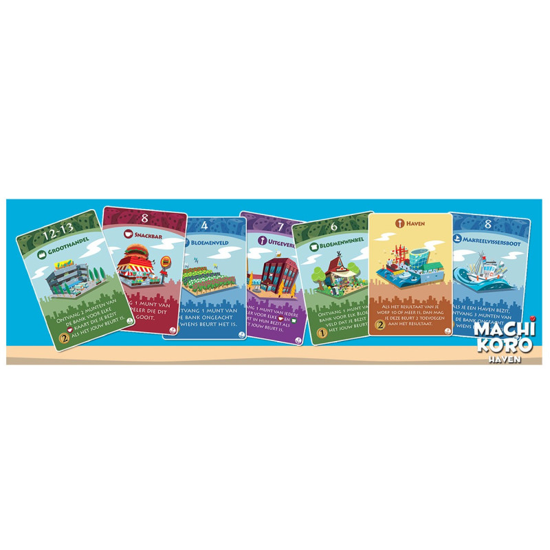 WHITE GOBLIN GAMES Machi Koro Expansion-Port