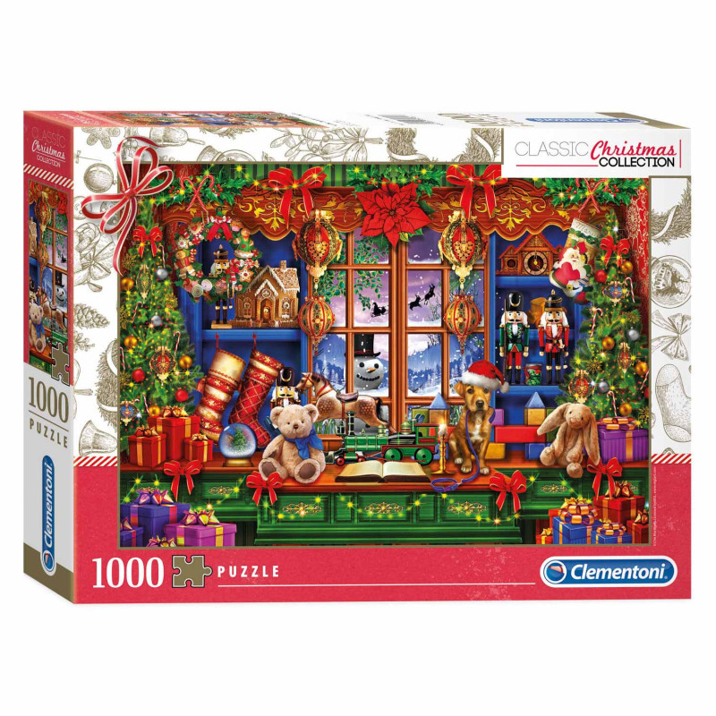 Clementoni Puzzle Magasin de noël 1000 pièces 39581