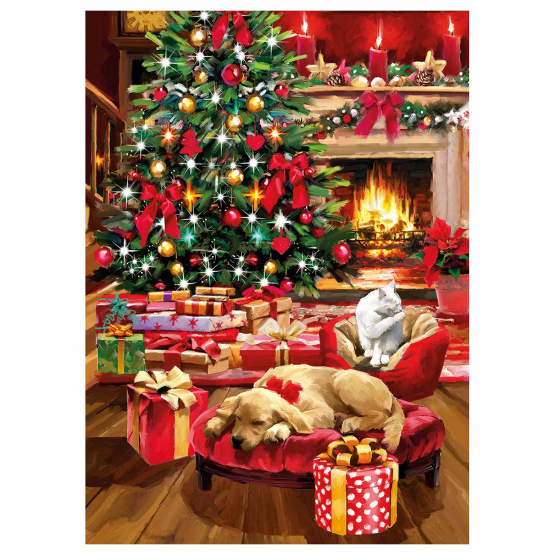 Clementoni Puzzle de noël 1000 pièces 39580