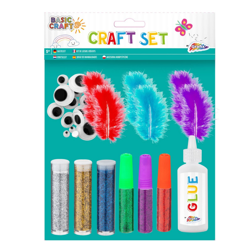 Grafix - Craft set Feathers 100049