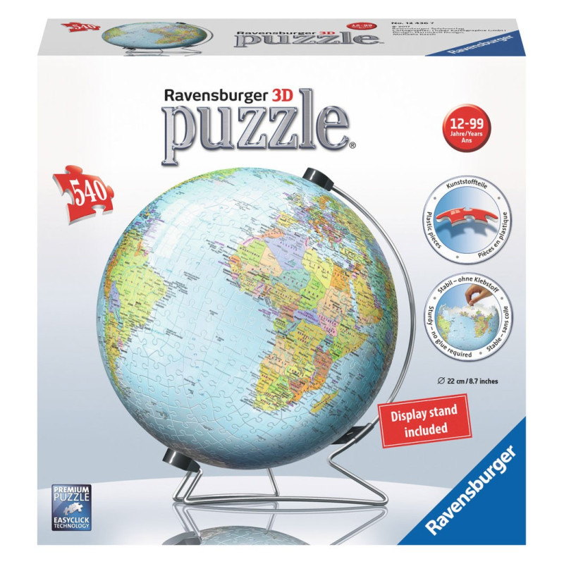 RAVENSBURGER 3D Globe Earth 540st.