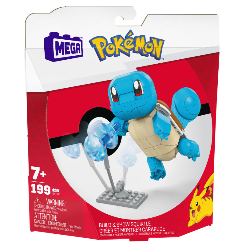 Mattel - Mega Construx Pokemon - Build & Show Squirtle GYH00