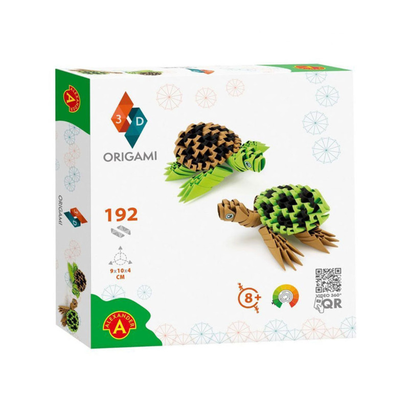 Selecta - ORIGAMI 3D - Turtles, 192pcs. AT2346