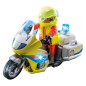 Playmobil City Life 71205 Urgentiste avec moto et effet lumineux