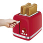 TOASTER  SOLEIL 850W 2 TRANCHES RETRO ROUGE MOULINEX - LT300510