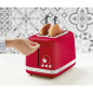 TOASTER  SOLEIL 850W 2 TRANCHES RETRO ROUGE MOULINEX - LT300510