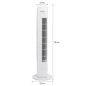 Ventilateur colonne OCEANIC - 45W - Hauteur 78 cm - 3 vitesses - Oscillant - Minuterie - Blanc