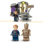 LEGO Marvel 76253 Le QG des Gardiens de la Galaxie Volume 3, Jouet avec Minifigurines Groot et Star-Lord