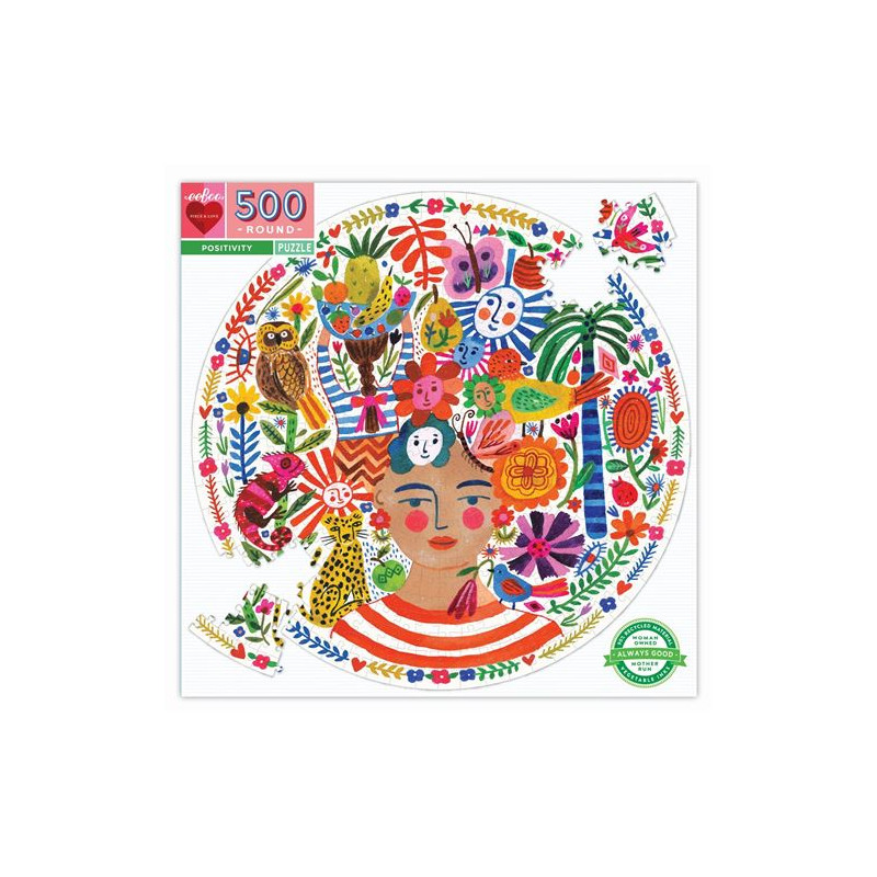 Puzzle Eeboo Positivity 500 pièces