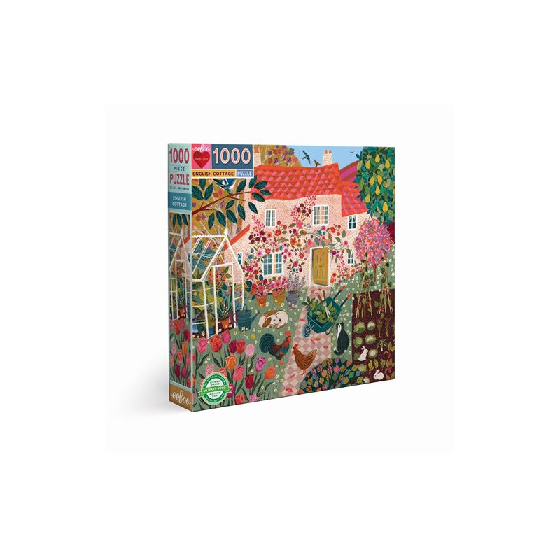 Puzzle Eeboo English Cottage 1000 pièces