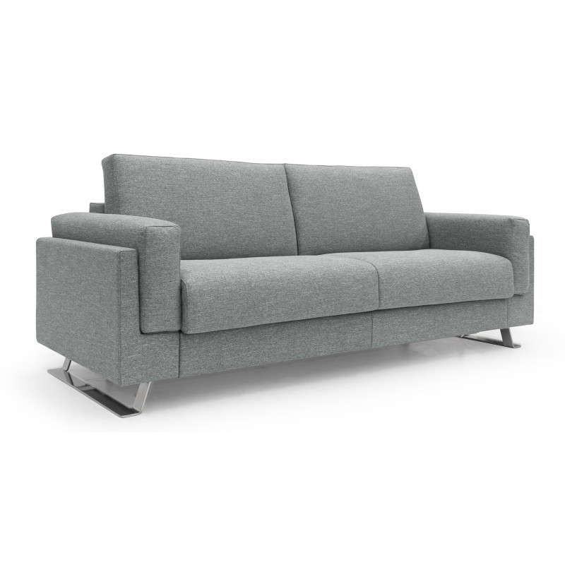 CONVERTIBLE RAPIDO TISSU ALTEREGO DIVANI ODINO-B160-QU16-GRIS