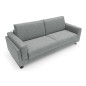 CONVERTIBLE RAPIDO TISSU ALTEREGO DIVANI ODINO-B160-QU16-GRIS