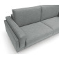 CONVERTIBLE RAPIDO TISSU ALTEREGO DIVANI ODINO-B160-QU16-GRIS