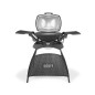 Barbecue électrique WEBER Q2400 avec stand - Grille acier 55x39 cm - Couvercle avec réflecteur de chaleur - Gris