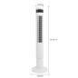 Ventilateur colonne OCEANIC - 50W - Hauteur 110 cm - Oscillation automatique - Télécommande - Minuterie - Blanc