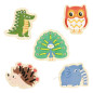 Classic World Threading Puzzle Jungle, 10 pcs. 20115