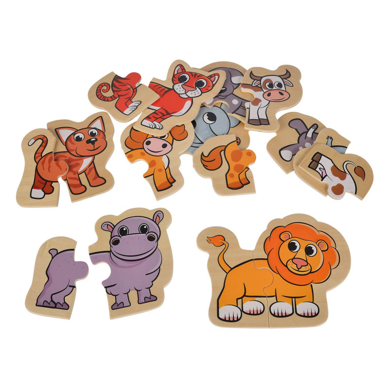 Eichhorn Wooden Animal Puzzle, 16pcs. 100005206