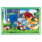 Clementoni Puzzles Sonic, 4in1 21522