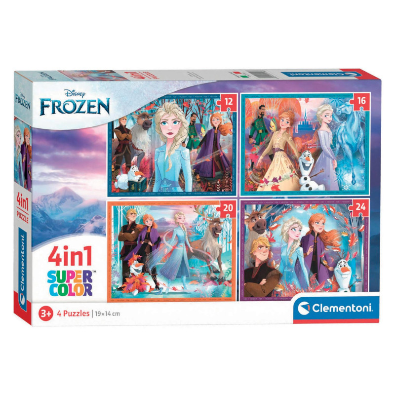 Clementoni Puzzles Disney Frozen, 4in1 21518