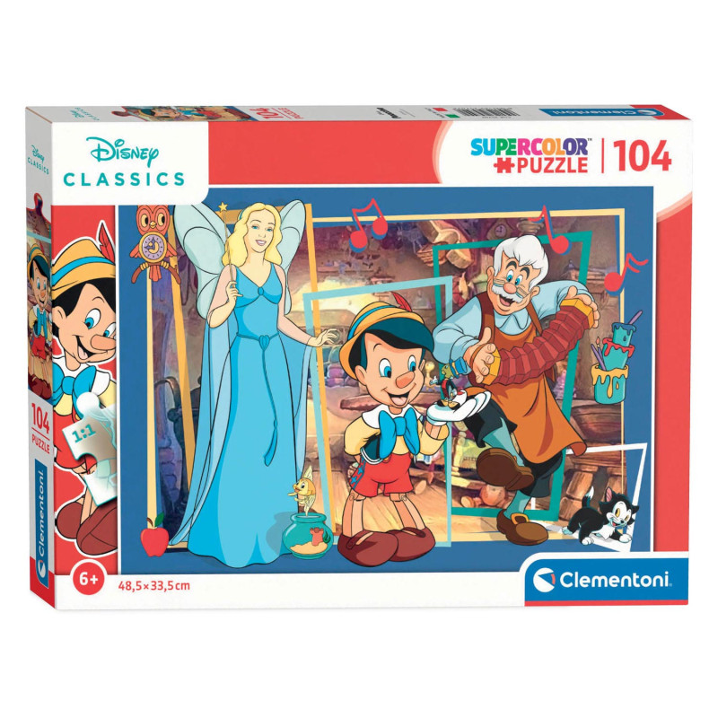 Clementoni Puzzle Disney - Pinocchio, 104st. 25749