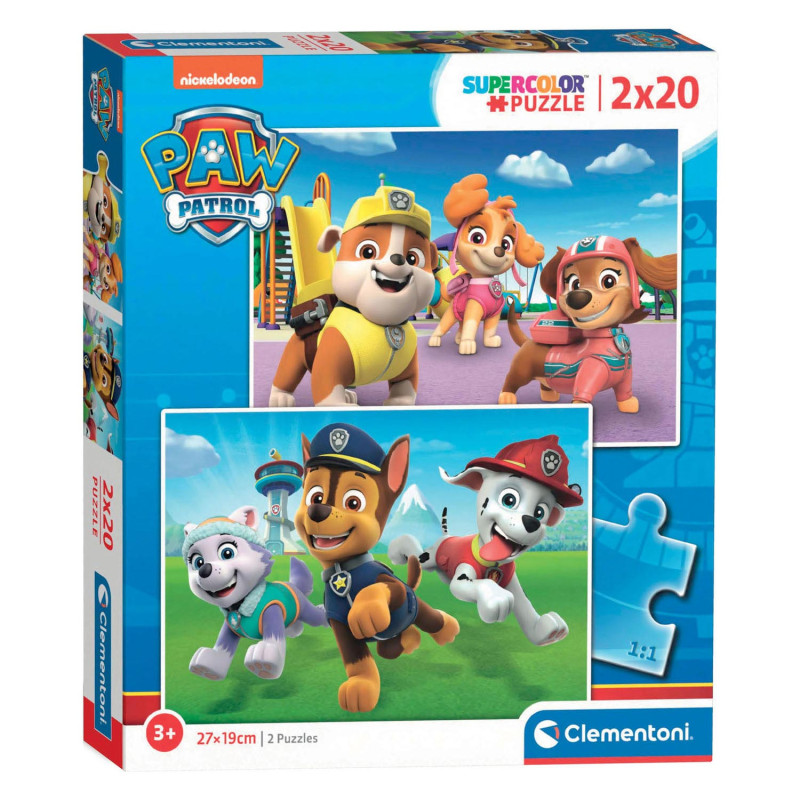 Clementoni Jigsaw Puzzle Paw Patrol, 2x20st. 24800