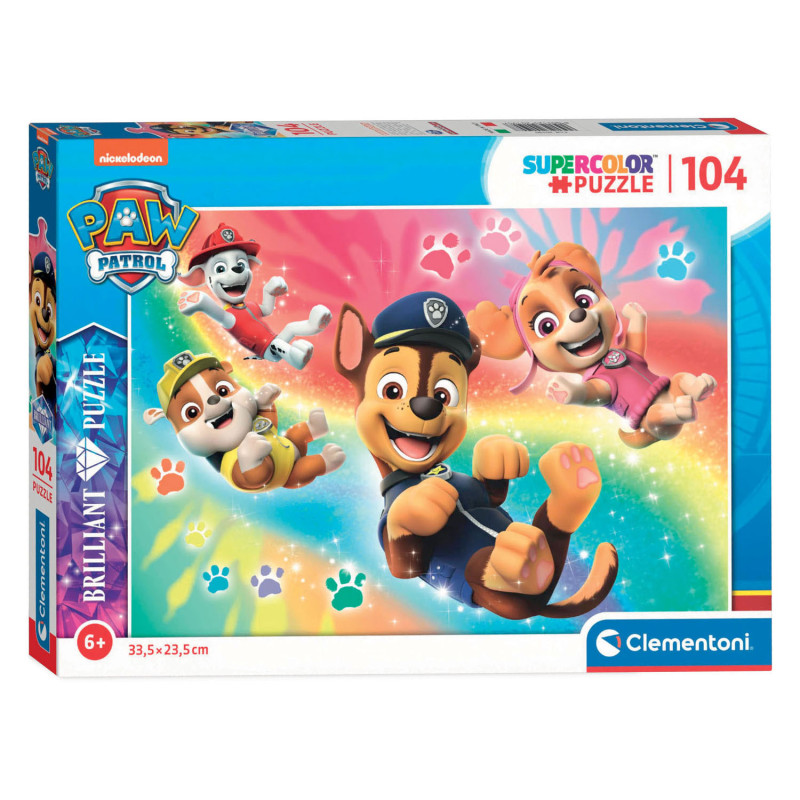 Clementoni Brilliant Jigsaw Puzzle Paw Patrol, 104st. 20190