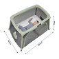 Babymoov Lit parapluie 3-en-1 Moov and Comfy - Des la Naissance et jusqu'a 4 ans - Berceau Grand Lit d'appoint & Aire de jeux