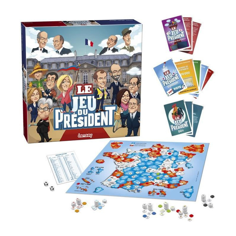 Jeu classique Lansay Le jeu du Président