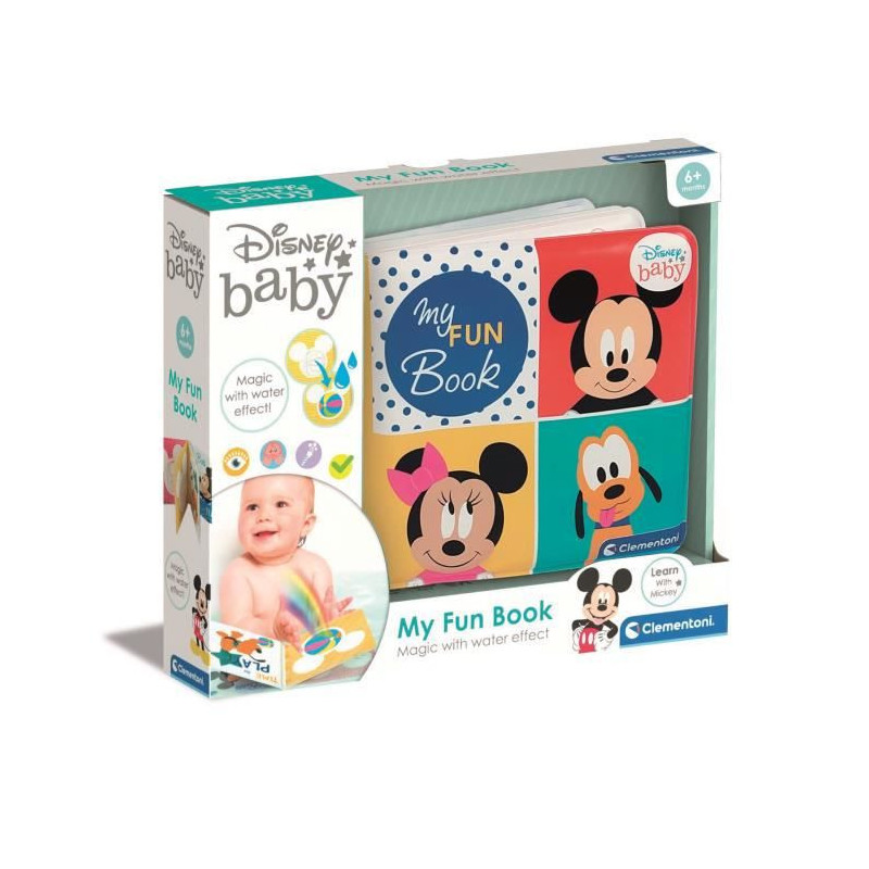 Jeu d éveil Clementoni Mon premier livre Baby Mickey