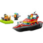 LEGO® City 60373 Le bateau de sauvetage des pompiers