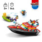 LEGO® City 60373 Le bateau de sauvetage des pompiers