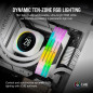 CORSAIR Vengeance RGB DDR5 - 32GB 2x16GB DIMM - 5200MHz - Unbuffered, 40-40-40-77, XMP 3.0, White Heatspreader, RGB LED, 1.25V