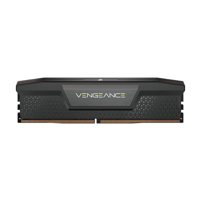 Mémoire RAM - CORSAIR - Vengeance DDR5 - 32GB 2x16GB DIMM - 5200MT/s - Optimisé pour AMD - Unbuffered - 1.25V - Noir