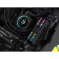 Mémoire RAM - CORSAIR - DOMINATOR PLATINUM RGB DDR5 - 32GB 2x16GB DIMM - 5200 MHz - 1,25V - Gris (CMT32GX5M2B5200Z40)