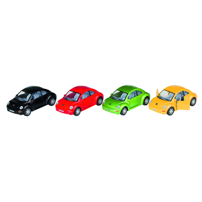 JOUETPRIVE VW New Beetle en métal PF013 coloris aléatoire