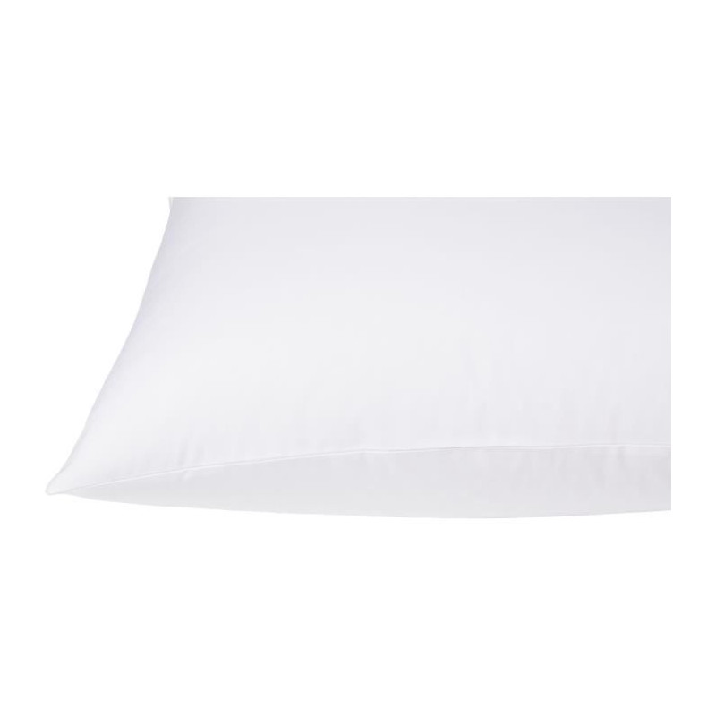Lot de 2 taies d'oreiller carrées DODO - 65x65 cm - Blanc - Fabriqué