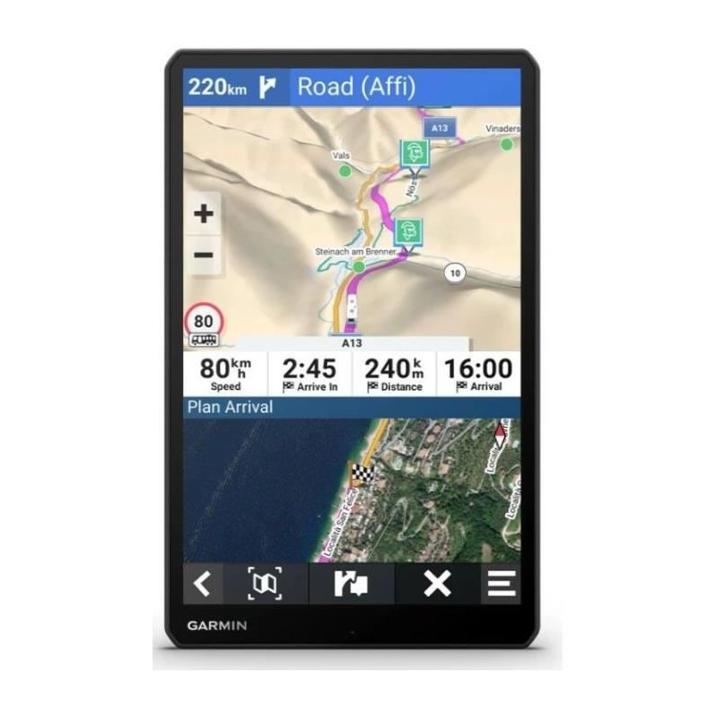 GPS - GARMIN - Camper 1095 - Écran 10 - Double orientation