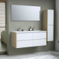 Ensemble SKARA set de salle de bain 120, vanity+vasque+miroir & Colonne