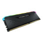 Mémoire RAM - CORSAIR - Vengeance RGB RS DDR4 - 16GB 1x16GB DIMM - Unbuffered - 3600 MHz - 1.35V - Noir (CMG16GX4M1D3600C)