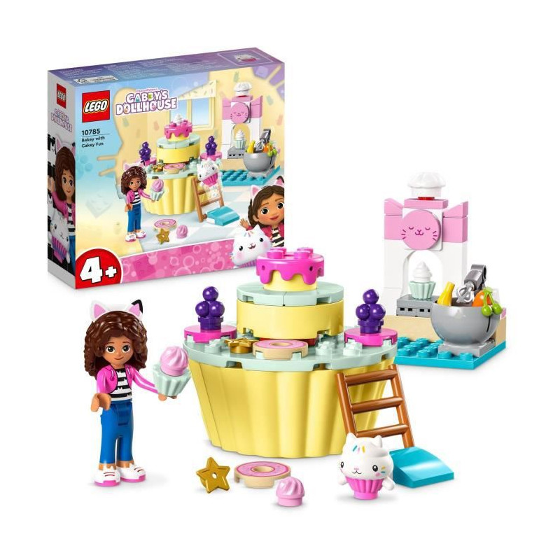 LEGO Gabby et la Maison Magique 10785 Praline et P'tichou S'Amusent, Jouet avec Figurines Chat