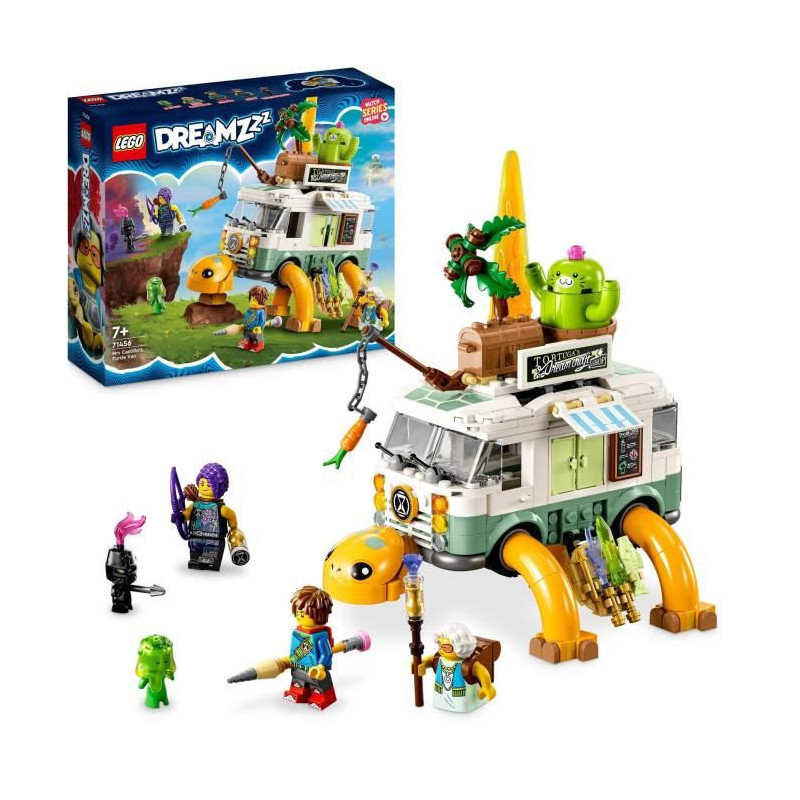 LEGO DREAMZzz 71456 Le Van Tortue de Mme Castillo, Jouet de Camping-Car 2-en-1, avec Mateo et Zoey