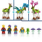 LEGO DREAMZzz 71459 L'Écurie des Créatures des Reves, Jouet de Ferme avec Figurine de Cerf 2-en-1