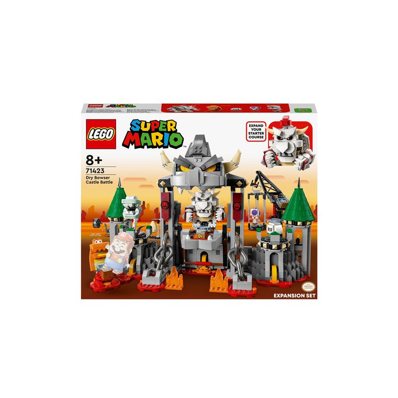 LEGO® Super Mario™ 71423 Ensemble d’extension Bataille au château de Bowser Skelet