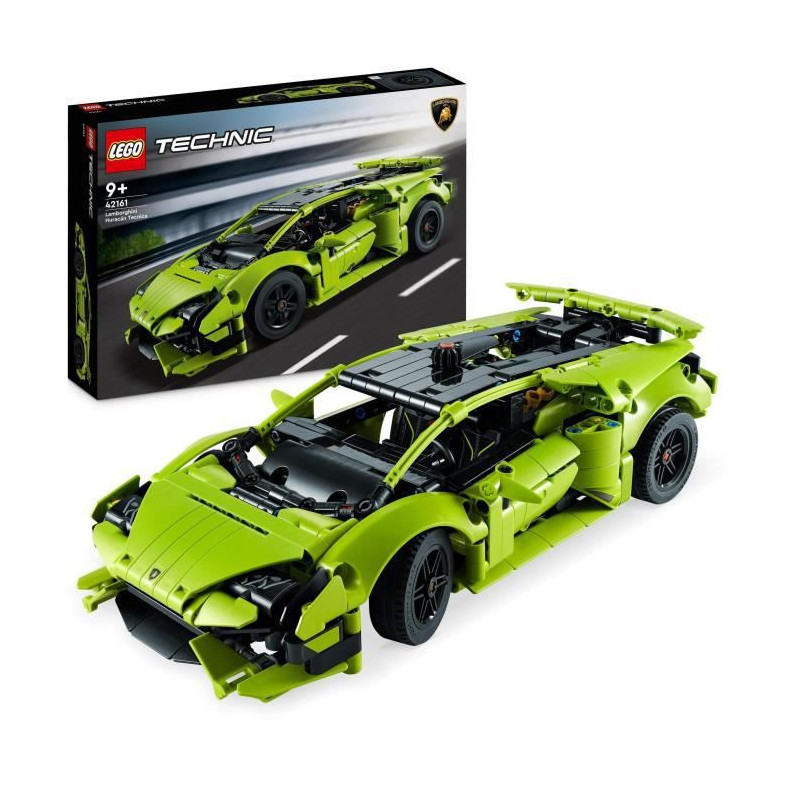 LEGO Technic 42161 Lamborghini Huracán Tecnica, Kit de Maquette de Voiture pour Enfants Fans de Sport Automobile