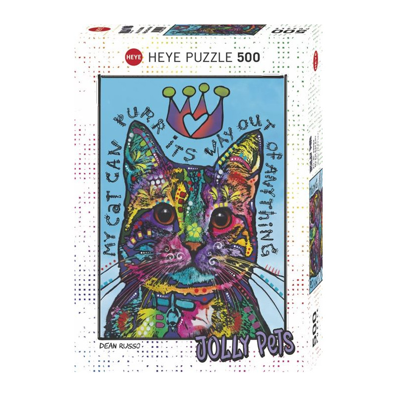 Puzzle Heye My Cat Can Purr 500 pièces