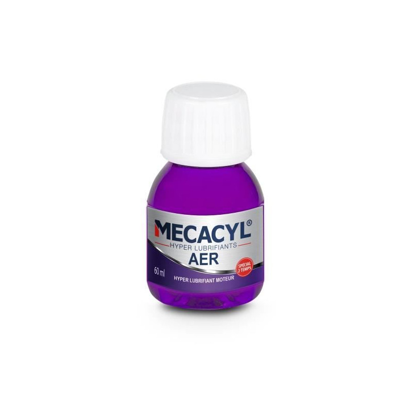 MECACYL AER Hyper-Lubrifiant pour tous moteurs 2 temps Essence - 60 ml