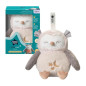 TOMME TIPPEE, Peluche veilleuse de luxe avec CrySensor, 6 sons apaisants, USB, lavable en machine, Ollie la Chouette