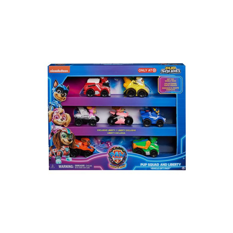 Pack 7 Racers Paw Patrol La Pat Patrouille Pup Squad The Mighty Movie