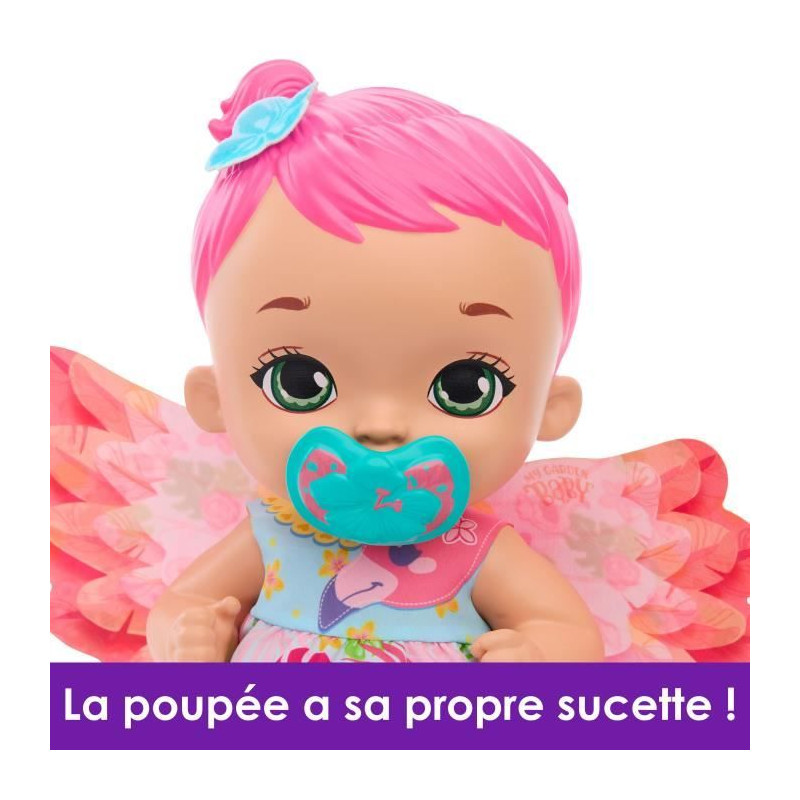 FLAMANT BOIT & PIPI ROSE - MY GARDEN BABY - HPD12 - POUPON ACCESSOIRES